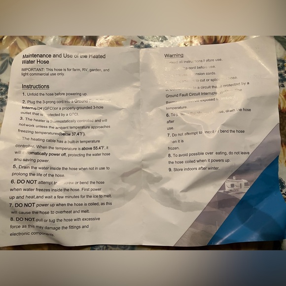 RV heating hose for drinking water - Picture 5 of 6